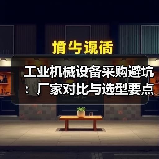 工业机械设备采购避坑：厂家对比与选型要点解析