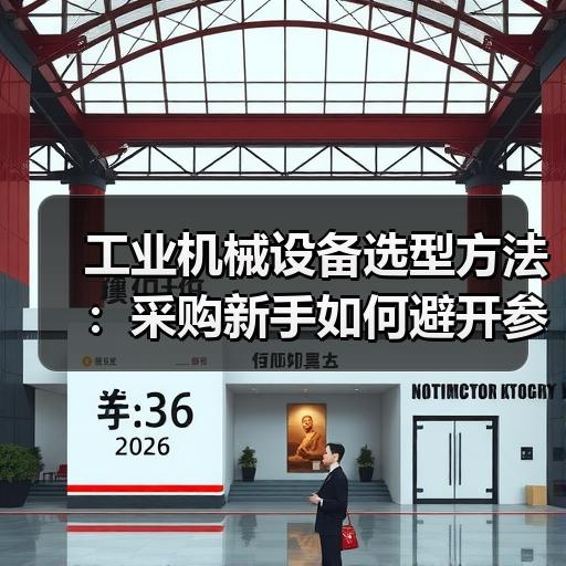 工业机械设备选型方法：采购新手如何避开参数虚标与配置陷阱