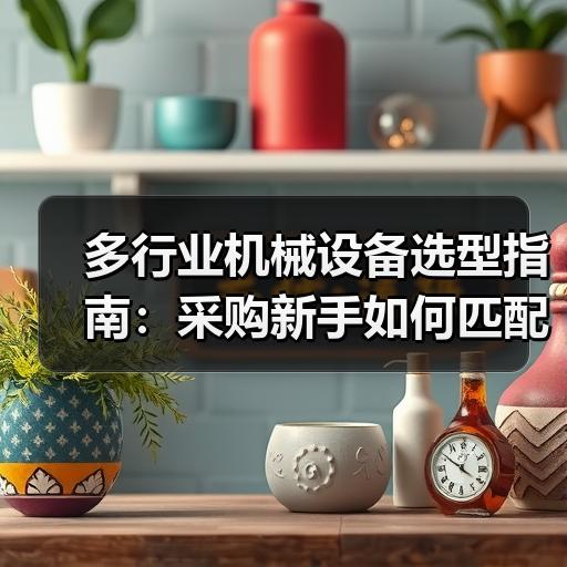 多行业机械设备选型指南：采购新手如何匹配不同工况需求