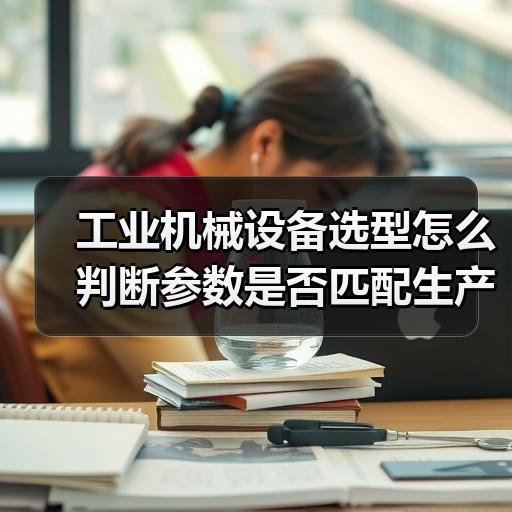 工业机械设备选型怎么判断参数是否匹配生产需求